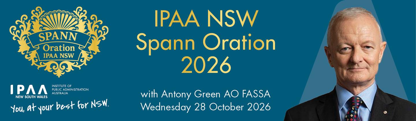 Spann Oration 2026 banner